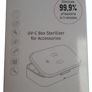BOX STERILIZZATORE UVC (UVSTRL01) PER ACCESSORI CON RICARICA WIRELESS