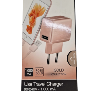 CARICABATTERIE DA VIAGGIO SBS (TETRAV1USB1AP) GOL COLLECTION X SMARTPHON IPHONE