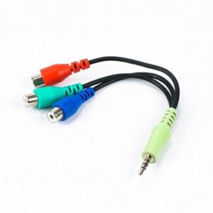 CAVO ADATTATORE RCA VIDEO JACK 3,5 MM 3x RGA RGB (BN39-01154C) PER TV SAMSUNG