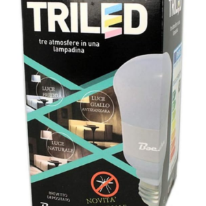 LAMPADINA LED (B10WYMR) TRE ATMOSFERE CON ANTI ZANZARA 10 WATT 25000 ORE