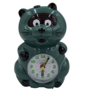 SVEGLIA ALLARM CLOCK A FORMA DI ORSETTO VERDE CON ORA REGOLABILE