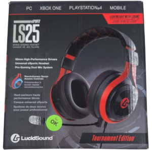 CUFFIE GAMING LUCIDSOUND (E SPORTS LS25) COMPATIBILI CON XBOX ONE PS4 PC SWITCH
