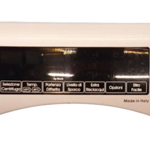 FRONTALINO PANNELLO DI CONTROLLO COLORE BIANCO (43013672) PER LAVATRICE CANDY