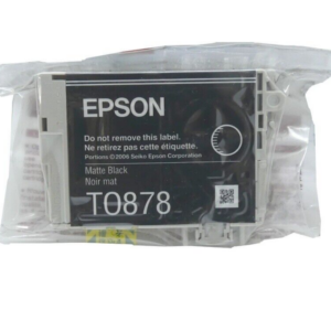 INCHIOSTRO CARTUCCIA EPSON (T0878 FENICOTTERO) ORIGINALE COLORE NERO OPACO