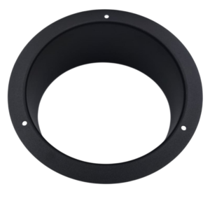 CORNICE DI COLORE NERO DIEMETRO ESTERNO 21,5 CM INTERNO 17,5 CM PER FARETTI