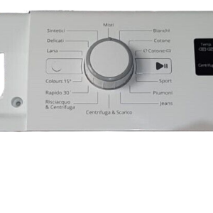 FRONTALINO CON MODULO DISPLAY (481011084793) PER LAVATRICE WHIRLPOOL FWF81283WIT
