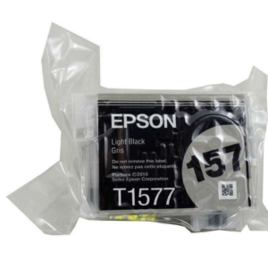 INCHIOSTRO CARTUCCIA EPSON (T1577 XL TARTARUGA) ORIGINALE COLORE LIGHT NERO