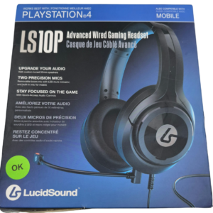 CUFFIE GAMING LUCIDSOUND (LS10P) COMPATIBILI CON PS 4 E MOBILE COLORE NERO