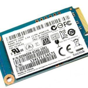 SCHEDA SSD MSATA SANDISK 24 GB (45N8378) PER NOTEBOOK LENOVO IDEAPAD S400U