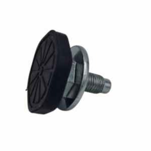 PEDINO REGOLABILE A VOITE COLORE NERO E ARGENTO PER LAVATRICE DAYA DSW81225M15A2